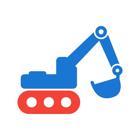 mini excavators vector|free printable excavator icons.